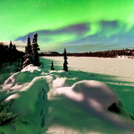 ¿Dónde ver auroras boreales en Alaska?