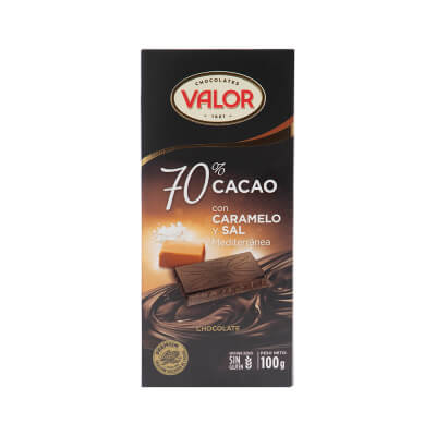 ¿Qué chocolate tiene 70% de cacao?